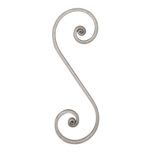 Steel Sign Scroll Forged Steel C Scroll, 3-15/16