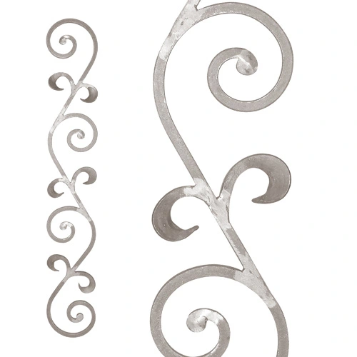Steel Sign Scroll Steel Double S Scroll with Hand Riveting