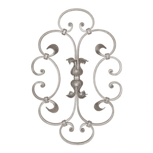 C Scroll Design with Center Decor